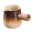thumbnail image 4 of Tetera de cerámica de 550ml, teteras de té, Infusor de té duradero con mango lateral para regalo de del té, Picnic doméstico, Camping, , Estilo b perfecl Tetera, 4 of 8