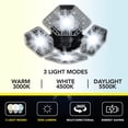 thumbnail image 4 of Quadburst Garage Light Multi-Directional 4 Panels Lights Garage Lights, 4 of 6