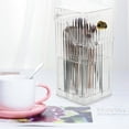 thumbnail image 3 of Yardwe Clear Makeup Brush Organizer Pot for Cosmetics and Desktop Pen Storage, 3 of 8