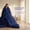 Blue, variant on 1PC Minimalist Solid Color Cloud Soft Comforter Fits Various Home Decor Styles Machine Washable Multiple Bed Sizes.(Gray & Queen)