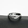 thumbnail image 3 of Thai Silver Band Ring, Women Men I Am My Beloved's and My Beloved Is Mine in Hebrew and English Engraved Anniversary Rings Size 9 Y583, 3 of 6