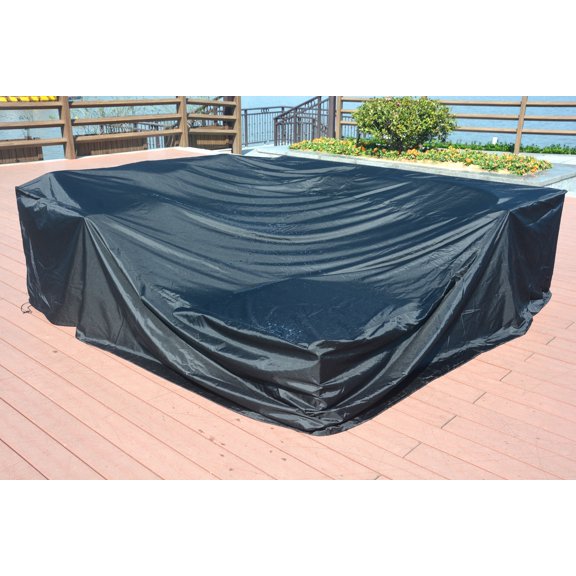 Direct Wicker Bambi Square Patio Dining and Sofa Set Cover