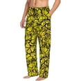 thumbnail image 2 of KLL Mens Pajama Pants for Men,Mens Lounge Pants,Funny Gifts for Men,Men's Pajama Bottoms-Yellow Butterflies, 2 of 6