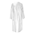 thumbnail image 2 of Endea Graduation Shiny White Graduation Gown, 2 of 8