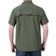thumbnail image 5 of Camisa de manga corta para hombre - Informal, holgada, lisa - Ropa de trabajo de secado rápido - Verano - Bolsillos utilitarios - Poliéster, 5 of 8