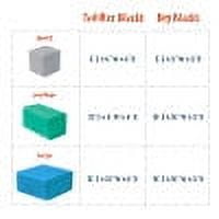 ECR4Kids SoftZone Toddler Foam Building Blocks, Contemporary, 7-Piece