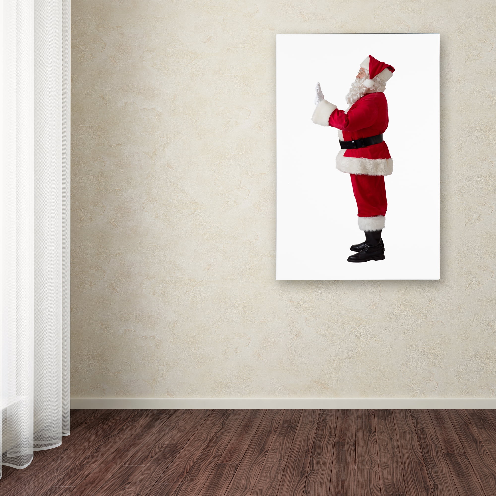 Trademark Fine Art 'Santa-2-13033' Canvas Art by Ed Wheeler