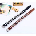 thumbnail image 5 of Men's 2 Piece Cross Leather Bracelets Set Stackable Braided Cuff Bracelet Punk Rock Handmade Bracelet, 5 of 5