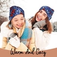 thumbnail image 4 of Yiaed Abstract Colorful Butterflies Print Winter Beanie for Men Women, Fleece Lined Beanie Soft Warm Knit Hat Ski Stocking Cuffed Ca, 4 of 6