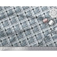 thumbnail image 2 of Soimoi Cotton Voile Fabric Diagonal Check Printed Fabric 1 Yard 42 Inch Wide, 2 of 3