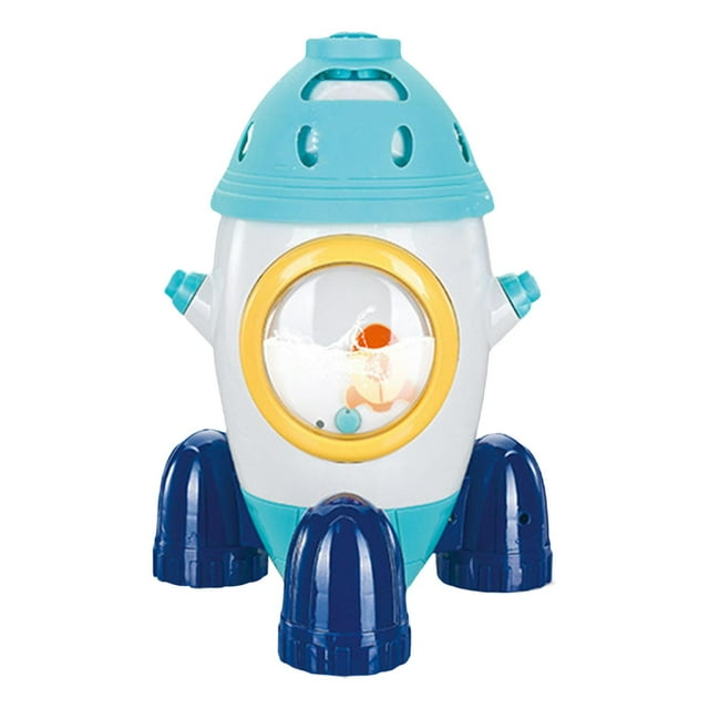 Juguetes divertidos para el baño Rociador Sin Necesidad De Baterías, Rociador De Baño, Agua Divertida Para Exteriores, Verano, Niñas, Cohete Azul Magideal Juguetes divertidos para el baño