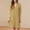 Yellow womens summer dresses clearance sale, variant on Dyegold Sundresses for Women Casual Beach - Plus Size Dress for Women V Neck Short Sleeve Cotton Linen Solid Color Midi Sundress Casual Loose Summer Beach Dress