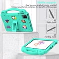 thumbnail image 5 of For T-Mobile REVVL Tab 5G Tablet 10.36 inch 2023,Cute Kids Kawaii Cover 3D Cartoon Handle & Stand Soft Silicone Shockproof Lightweight Rugged EVA Foam Case,Mintgreen, 5 of 8
