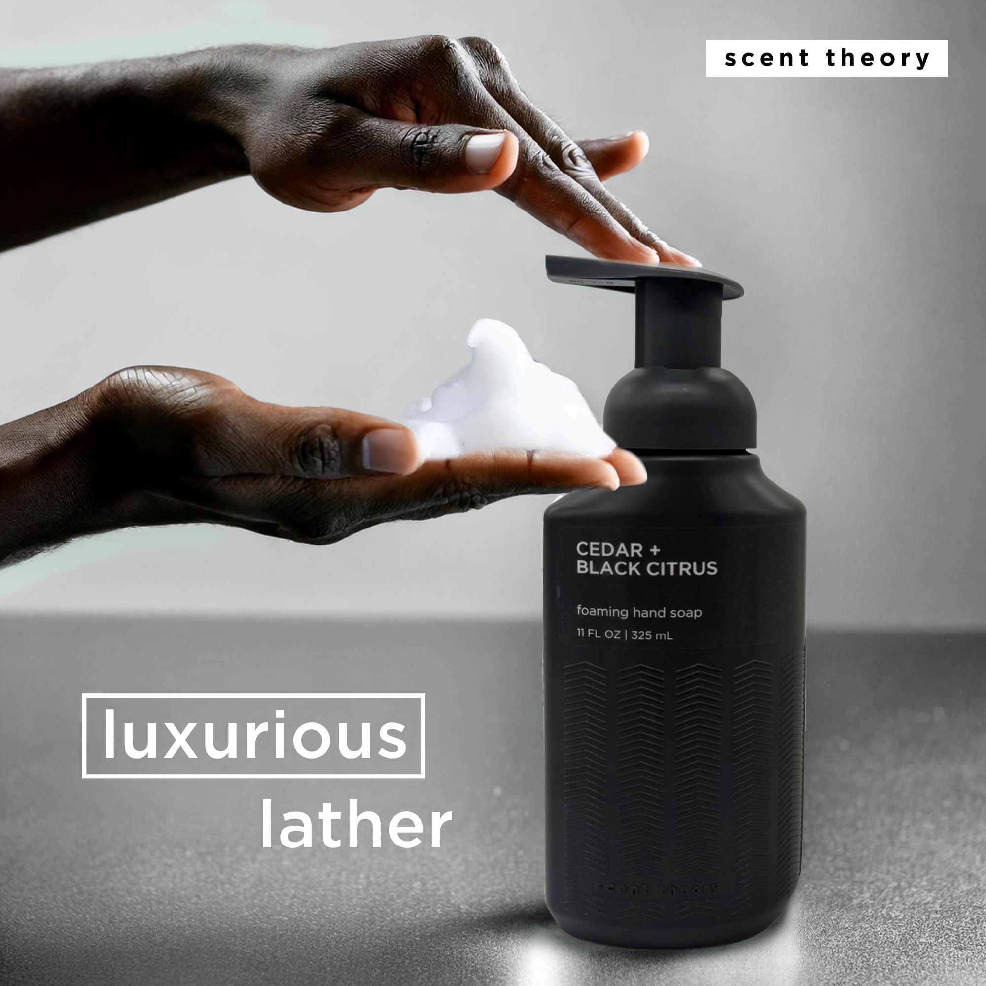 Scent Theory Foaming Hand Soap, Cedar and Black Citrus, 11 fl oz