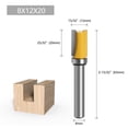 thumbnail image 1 of 8mm Shank Flush Trim Router Bit Pattern Bit Wood Milling Cutter Woodworking, 1 of 5