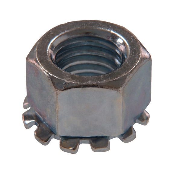 Hillman 180276 10-24 Lock Nut in Steel  100 per Box