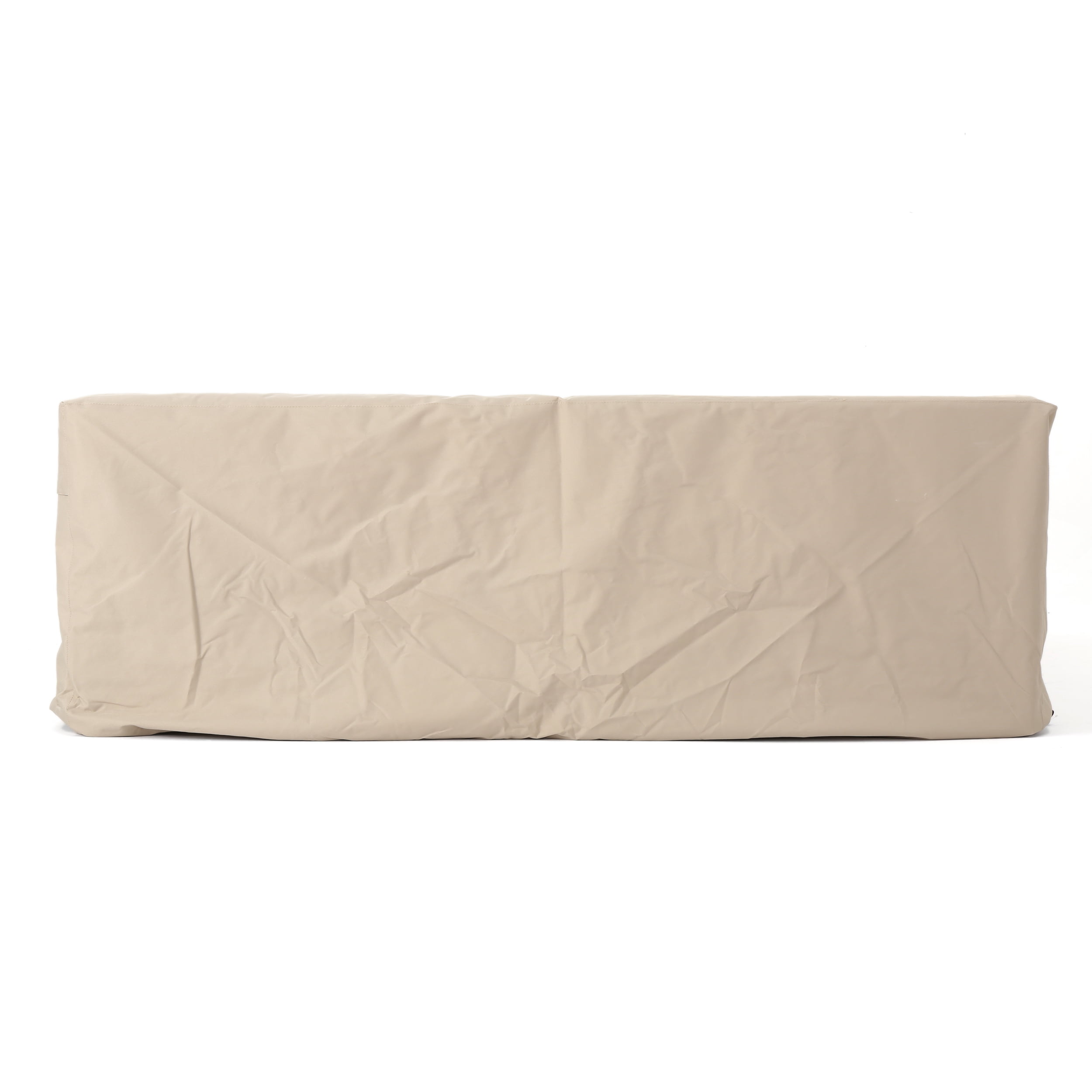 Outdoor Furniture Protective Cover, Waterproof Dining Table Dust Cover for Patio Garden, Beige