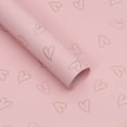 thumbnail image 1 of Xiao Hua Papel de regalo floral impermeable, ideal para ramos de flores frescas, embalaje de regalo, suministros de floristería, 20 hojas, 57,5 x 57,5 cm (rosa), 1 of 5