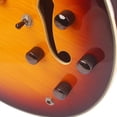 thumbnail image 4 of Esquirla 4PCS Fer Guitare Électrique de Remplacement Boutons de Réglage Noir W / Incrustation Opale Rouge, 4 of 8