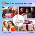 thumbnail image 7 of ARVALILS 925 Sterling Silver Pink CZ Heart Charm Pendant for Bracelet, 7 of 7