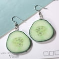 thumbnail image 1 of Fiudx Pendientes En Fruta, Collegiate Sand En Aleación Acrílica, Joyería Ligera En Verano, Accesorios Novedos para Damas, para Uso Diario, Idea de Regalo Perfecto, Diseño Artesanal., 1 of 6