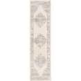 thumbnail image 1 of Unique Loom Isabella Intricate Design Area Rug 2' 7 x 10' Runner White/Black, 1 of 1