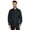 Dark Navy Blue, variant on Bestman Solid Shirt For Mens Long Sleeves With Cuff Patch Pocket Shirt Cotton Office Wear