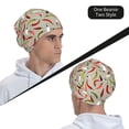 thumbnail image 6 of Logiee Colorful Chili Print Unisex Knit Beanie for Men Women Winter Hat,Beanies Skull Caps, 6 of 7