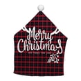thumbnail image 2 of Funda decorativa navideña Xihbxyly para silla corta respaldo serie Santa Claus, 2 of 3