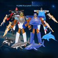 thumbnail image 3 of Juguete de recuerdo de Ocean Park, tiburón robot deformable King Kong, tiburón, juguete educativo robot, 3 of 3