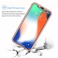 thumbnail image 2 of Cases for Apple iPhone XS Max / iPhone XS / iPhone XR / iPhone X, Ultra Thin Hard Slim Case Full Protective With Tempered Glass Screen Protector Case Cover -Red, 2 of 4