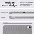 thumbnail image 4 of Allytech Case for iPad Air 11 Inch 2024, Slim Luxury Diamond Pattern [Camera Protection] Shockproof Soft TPU Back Case Compatible with Apple iPad Air 11 (2024) - Grey, 4 of 7