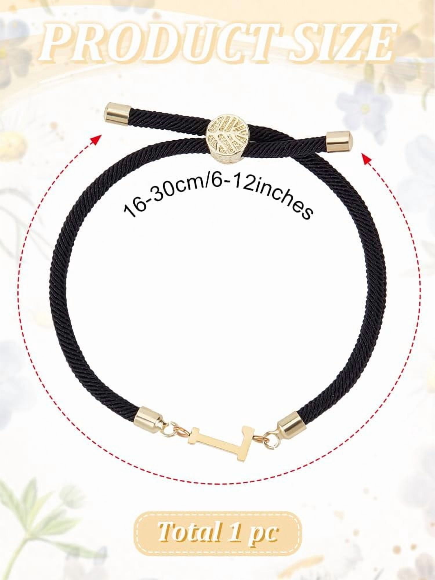 Handmade Braided Couple Bracelets Set – Engraved With I Love You 3000 / God Gave Me You, Titanium Steel, For Him & Her - View #5