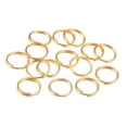 thumbnail image 3 of SHOWERORO 500Pcs Traditional Open Rings for Handmade Crafts Golden Double Circle 6x6mm, 3 of 8