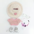 thumbnail image 2 of BKER Vêtements de Poupée 17 cm (Sans Poupée) Accessoires de Vêtements de Poupée avec Chapeau + Couvre-Chef + Robe Ensemble de Vêtements de Poupée Convenant aux Poupées Accessoires à la Mode pour Collectionneurs, 2 of 3