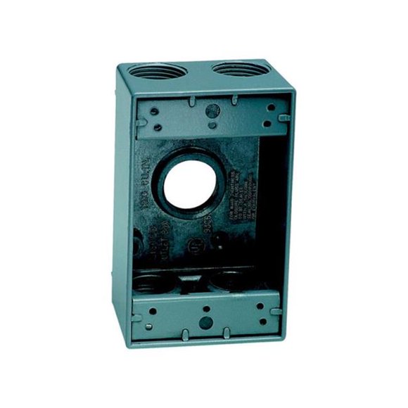 Sigma Electric 14253-5 Boîte de Sortie Grise - 4.5 x 2.80 x 2 Po.