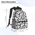 thumbnail image 2 of Disketp Cute Panda Mochila Ligera Clásica con Múltiples Bolsillos, Mochila Casual para Hombre y Mujer, Ideal para Escuela, Trabajo y Viajes, 2 of 6