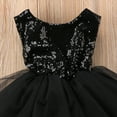 thumbnail image 4 of Musuos Baby Girls Sleeveless Sequin Dress Princess Mesh Stitching Dresses, 4 of 5