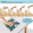 thumbnail image 3 of Yayeee 6 Pack Kitchen Dish Cloths Set for Washing Soft Drying Absorbent Microfiber Towels, Lemon Leaves, 3 of 9