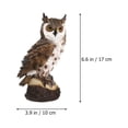 thumbnail image 2 of Owl Decor Figurine Animal Garden Statue Horned Patio Yard Sculpture Resin Accent Fake Tree Bird Sculptuer Decorative, 2 of 9