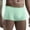 A-Green, variant on Mens Underwear Men's Ice Silk Seamless Breathable Boxer Shorts for Summer - Solid Color Comfortable Flat Front Underwear, Size L-4XL