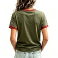 thumbnail image 4 of Women's 9.11 Never Forget Printed V-Neck T Shirts Patriotic American Flag 2001-2026 25Th Anniversary Honor Tops, L, 4 of 4