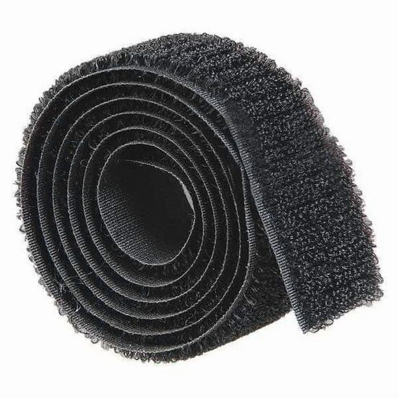 Velcro Brand Reclosable Fastener, No Adhesive, 150 ft, 1 in W, Black 156383