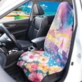 thumbnail image 2 of Garronmavis Hibiscus Sunset Front Car Seat Cover Towel Heavy-Duty Stain Resistant Waterproof Universal Fit Seat Protector for Daily Use Outdoor Activities Fits Most Cars SUV Trucks Sedan Van, 2 of 8