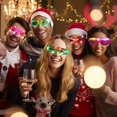 thumbnail image 4 of Gafas LED FathiSOOC, 21 unidades, 7 formas, 6 LED que brillan para fiestas, 4 of 7