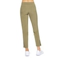 thumbnail image 3 of Expert Brand Women's Athletic Performance City Pants, Olive Green, XL, 3 of 5