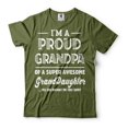 thumbnail image 4 of I'm A Proud Grandpa Shirt Funny Grandpa Tee Grandfather Gift Shirt From Granddaughter Grandpa Gifts (X-Large Navy Blue), 4 of 6