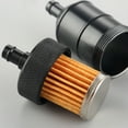 thumbnail image 3 of Filtro de combustible de gas de 8 mm Limpiador de gasolina de aleación de aluminio para moto (negro), 3 of 6