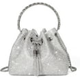thumbnail image 1 of LHSHID Bling Crystal Rhinestone Purse for Women Sparkly Clutch Handbag Crossbody Bag for Evening Wedding Party Prom, 1 of 7