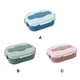 thumbnail image 4 of Fiambrera Contenedor de comida 3 Rejillas Fiambrera Trabajo Picnic Accesorios de cocina Snack A prueba de fugas Almacenamiento Microondas Organizadores de utensilios de cocina Verde/3 rejillas Inteprter HA083044-02, 4 of 6